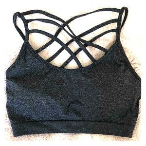 🔥 3/$20 Activewear small grey padded sports bra